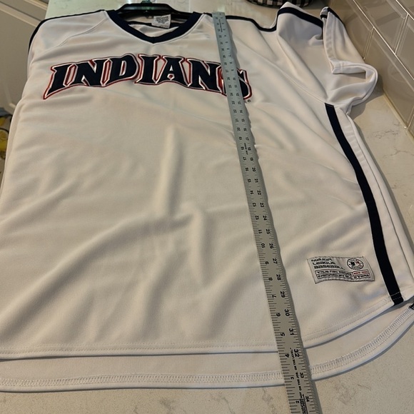 Cleveland Indians MLB True Fan Series Jersey Shirt Size 2XL - Picture 9 of 10